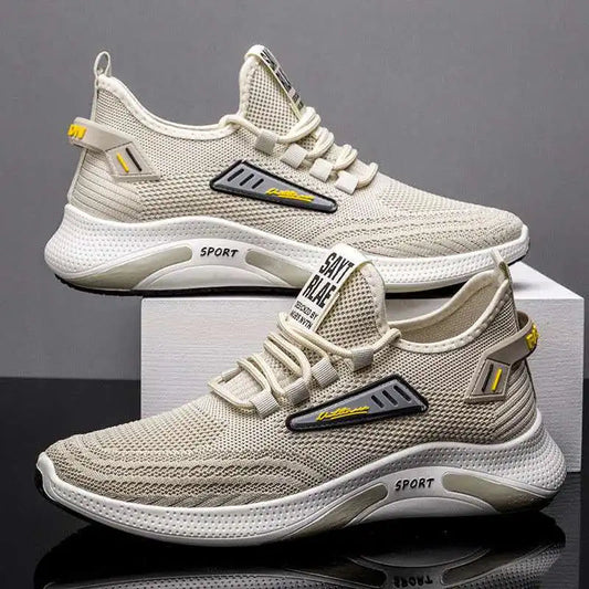 Various Styles of Men's Flying Woven Breathable Student Leisure Mesh Walking and Running Shoes A&S Collection