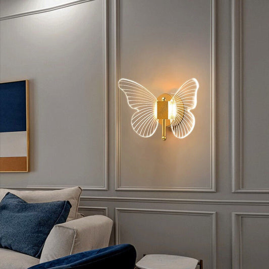 Bedroom Bedside Lamp Living Room Showcase Butterfly Table Lamp A&S Collection