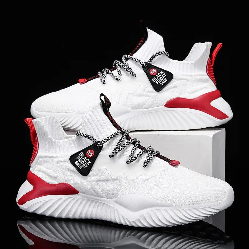Various Styles of Men's Flying Woven Breathable Student Leisure Mesh Walking and Running Shoes A&S Collection
