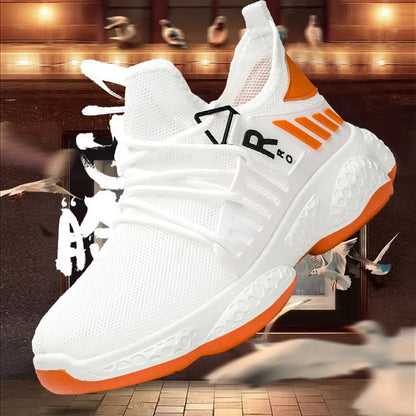 Various Styles of Men's Flying Woven Breathable Student Leisure Mesh Walking and Running Shoes A&S Collection