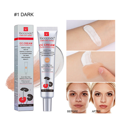 Moisturizing Correcting CC Cream Waterproof Anti-sweat Makeup Before Concealer Lasting Women Makeup Protect Skin Erborian Make A&S Collection