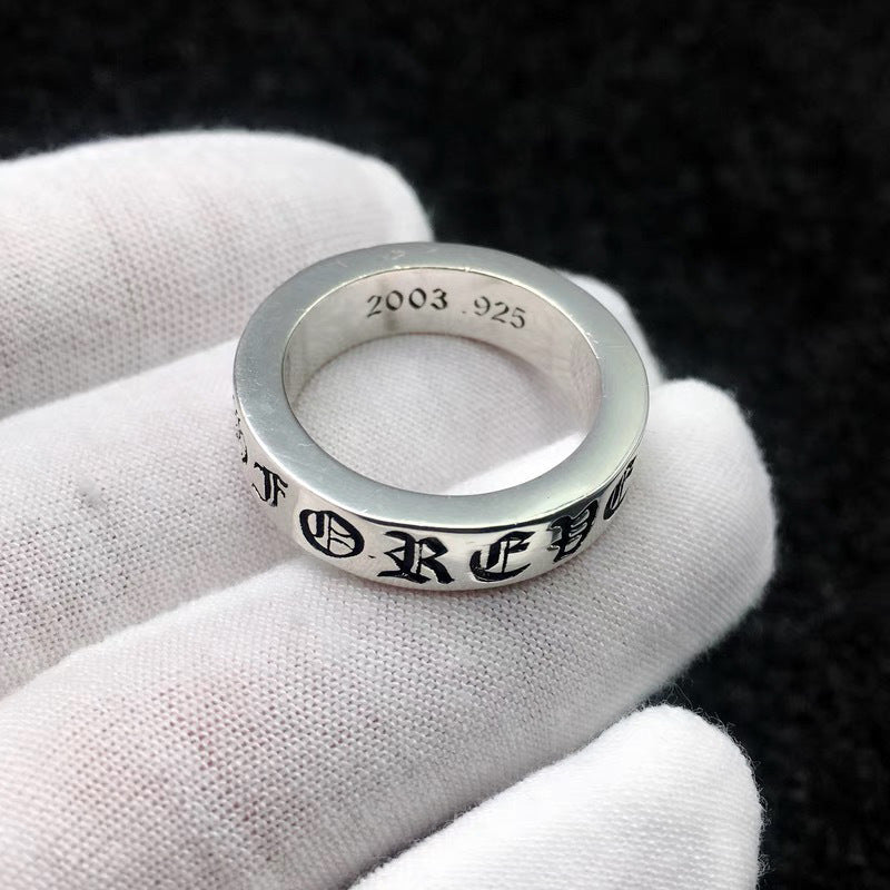 Sterling silver CH Crowe Eternal Heart forever Ring True love Classic vintage do old male and female couples A&S Collection