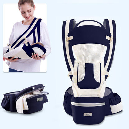 Ergonomic Baby Carrier Infant Baby Hipseat Carrier 3 In 1 Front Facing Ergonomic Kangaroo Baby Wrap Sling A&S Collection