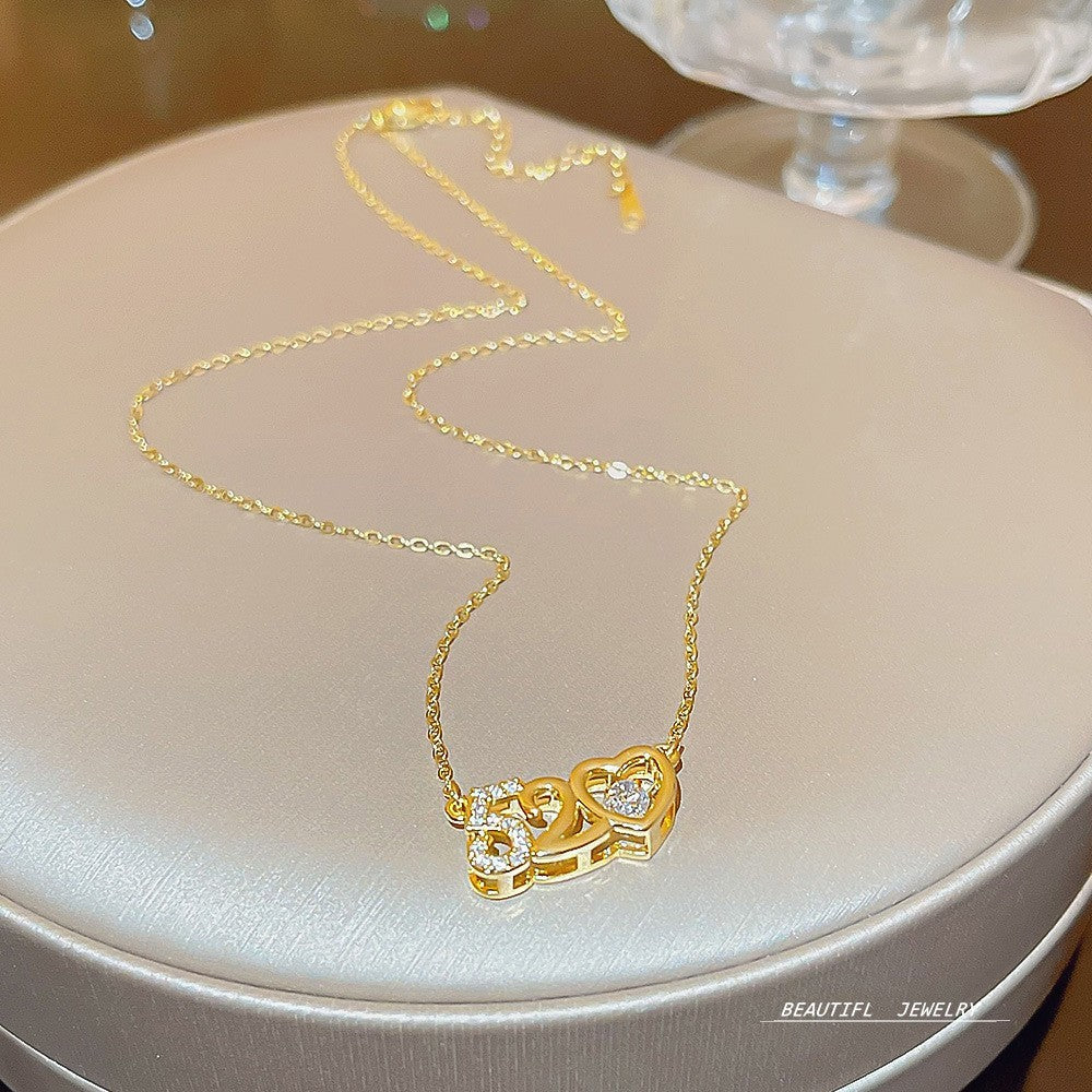 Fashion Titanium Steel Necklace - Light Luxury Design with Advanced Sense for Unique Style CJ