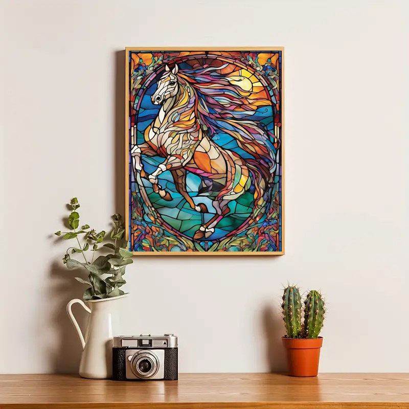5DDIY Diamond Painting Set - Full Diamond Round Water Diamond Art, Sparkling Mosaic Handmade Home Decoration, Including Durable Canvas And Tools A&S Collection