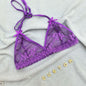 Custom Lingerie Set For Women Thong Panties Bra Set With Name Rhinestone Customized Thongs Personalized G-String Jewelry Gift CJ