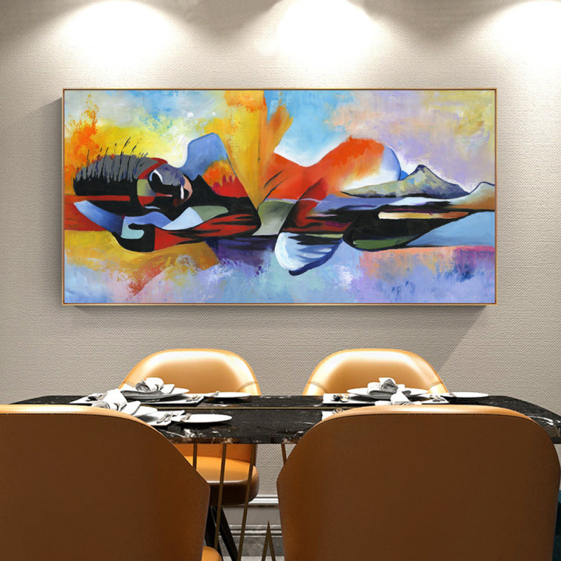 Abstract religious poster oil painting living room wall art decoration hanging picture frameless core A&S Collection
