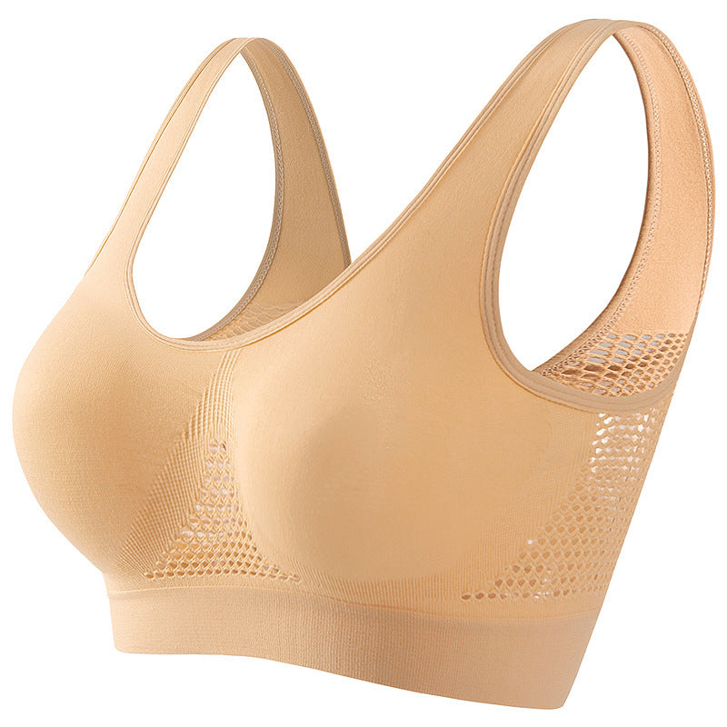 Plus Size Women's Small Chest Push-up Workout Running Yoga A&S Collection
