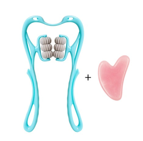 Multifunctional Manual Six-wheel Neck Massager Massage Relieve Roller Massage Tool A&S Collection