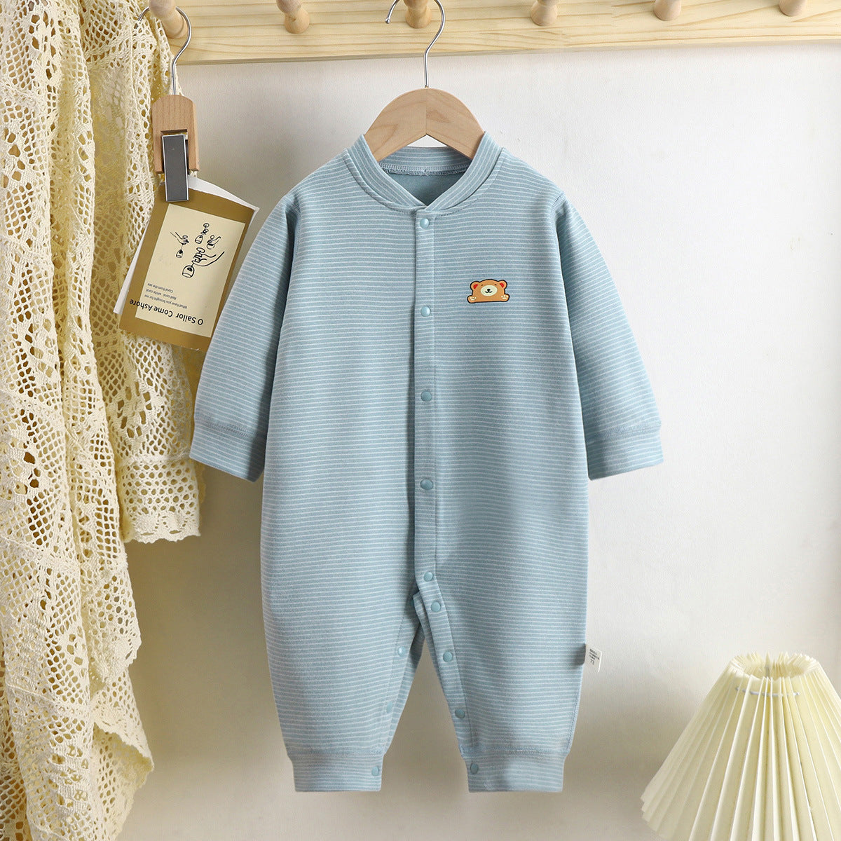 Baby Dralon Jumpsuit Baby Striped Romper A&S Collection