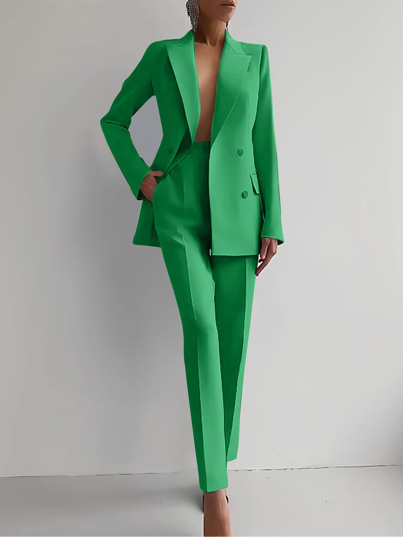 Elegant Long Sleeve Pant Set CJ