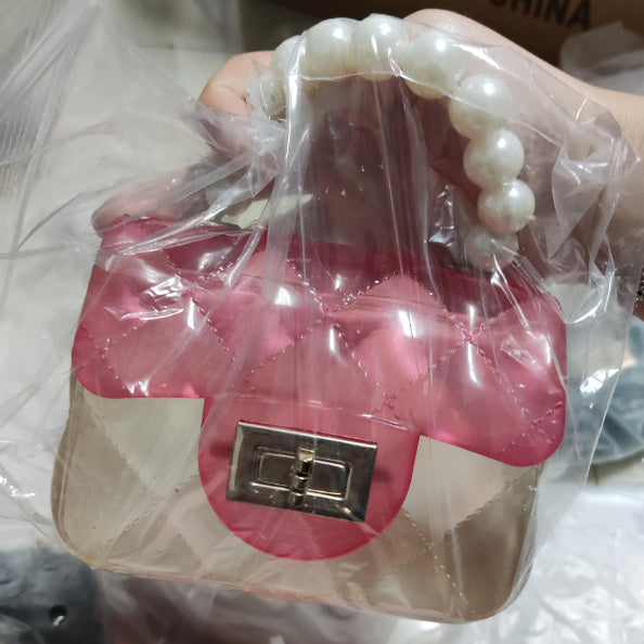 Pearl Handheld Transparent Jelly Bag A&S Collection