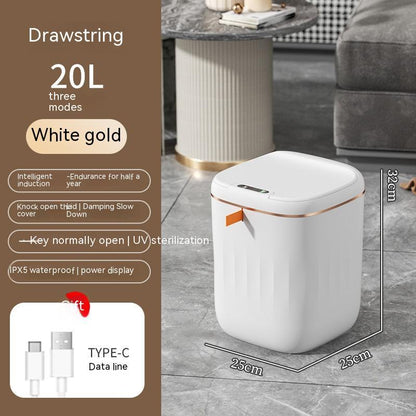 Smart Induction Trash Can". Both CJ