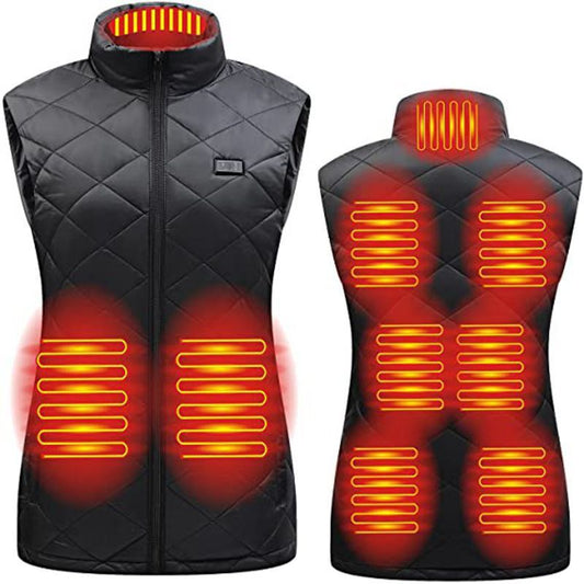 Autumn and winter ladies heating clothing art heating vest warm clothing USB charging electric vest coat A&S Collection