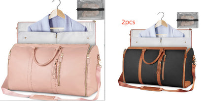 Large Capacity Travel Duffle Bag Women's Handbag Folding Suit Bag Waterproof Clothes Totes A&S Collection