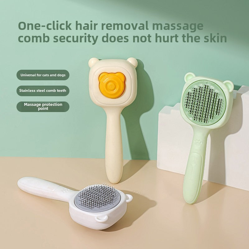Pet Grooming Brush, Suitable For Cats. It Is An Easy-to-clean Pet Hair Removal Tool, Applicable To Animal Hair Care. A&S Collection