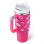 40 Oz Tumbler With Handle Straw Insulated, Stainless Steel Spill Proof Vacuum Coffee Cup Tumbler With Lid Tapered Mug Gifts For Valentine Lover Suitable For Car Gym Office Travel A&S Collection