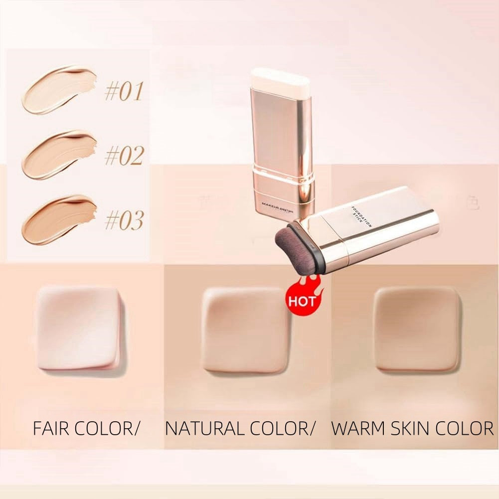 Stick Foundation Multifunctional With Brush.