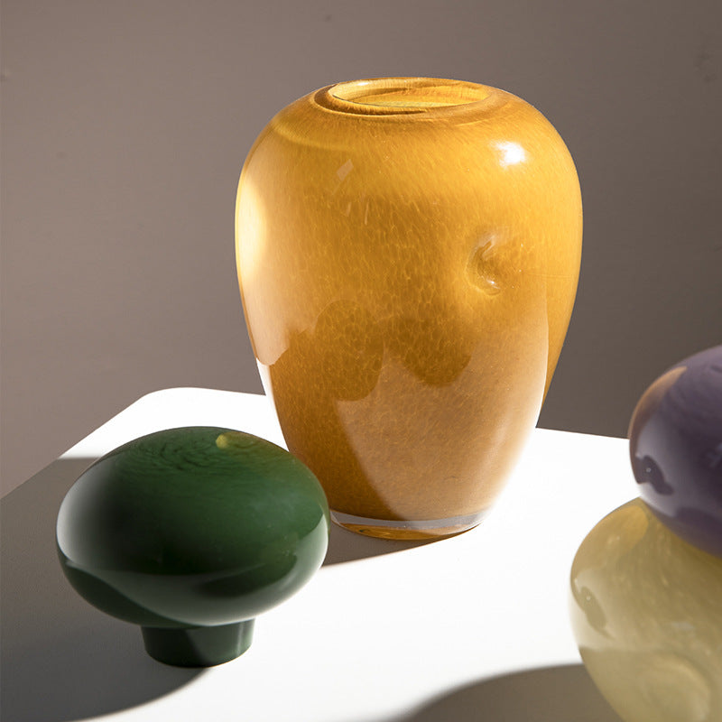 Charming candy ribbon vases—graceful accents for your home. CJ