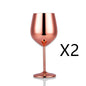 Stainless steel wine glass A&S Collection