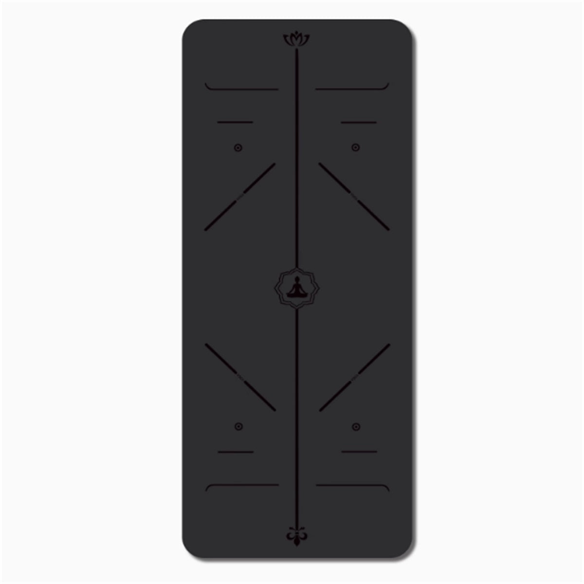 Natural Rubber Non-slip Professional 5mm Thickness Yoga Mat A&S Collection