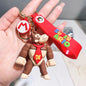 Game Super Mario Bros Keychain Anime Figure Car Decoration Backpack Pendant Accessories Kids Toy Christmas Birthday Gifts