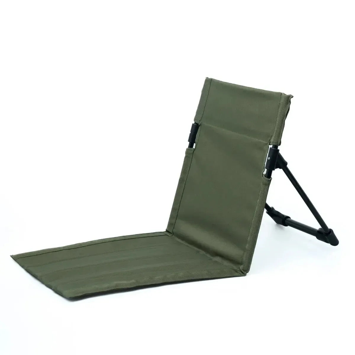 Foldable Camping Chair Outdoor Garden Park Single Lazy Chair Backrest Cushion Picnic Camping Folding Back Chair Beach Chairs A&S Collection