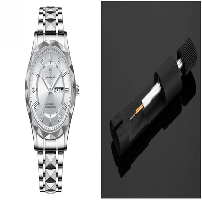 Men's Waterproof Double Calendar Luminous Quartz Watch A&S Collection