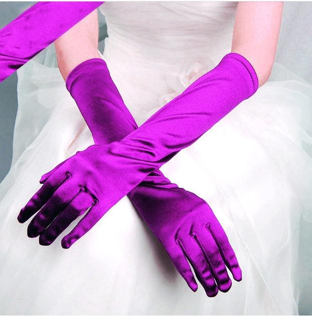 Wedding Dress Gloves Show Banquet CJ