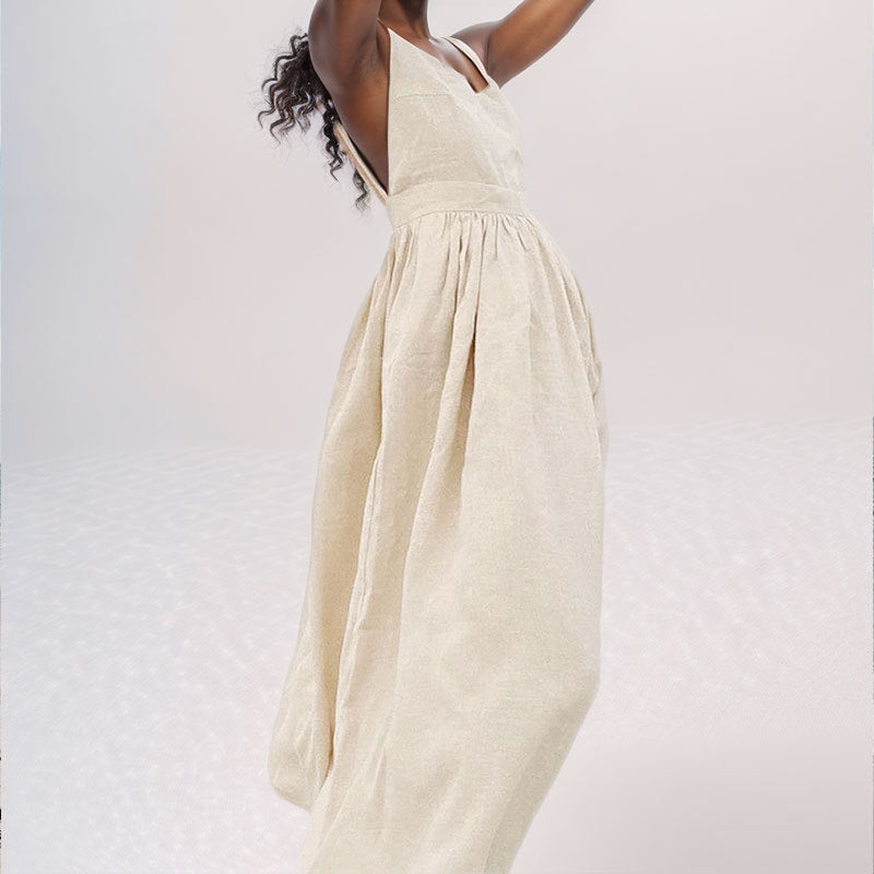 Backless High Waist Long Dress CJ
