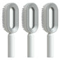 Self Cleaning Hair Brush For Women One-key Cleaning Hair Loss Airbag Massage Scalp Comb Anti-Static Hairbrush CJ