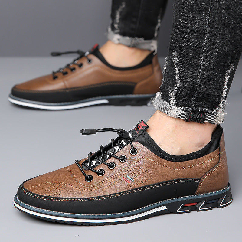 Genuine Leather Sports Comfortable And Non-slip Waterproof Leather Shoes Men's A&S Collection