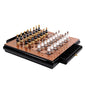 Wooden Chess Board Dance Suits Creative Zinc Alloy Paint Chess Pieces