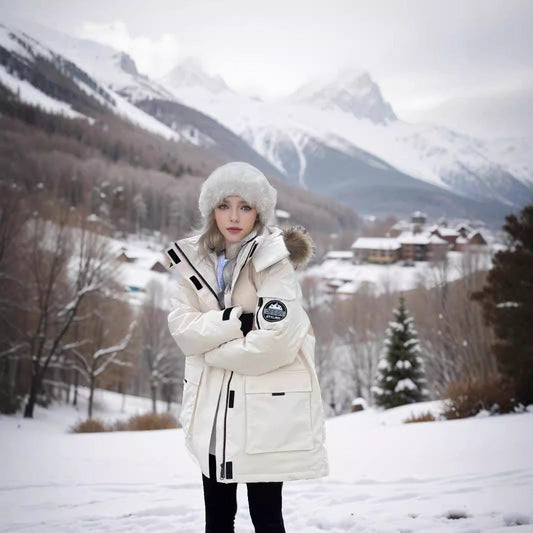 Mid-length Thermal Cotton Coat Women A&S Collection