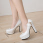Elegant Bow High Heels: Add a Feminine Touch to Your Style CJ