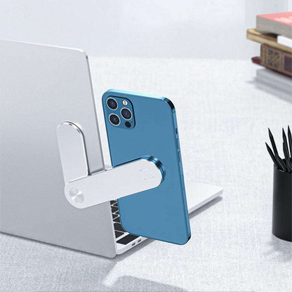 Adjustable Magnetic Laptop Side Clip | Foldable Dual-Screen Phone & Tablet Holder for Monitor Expansion CJ