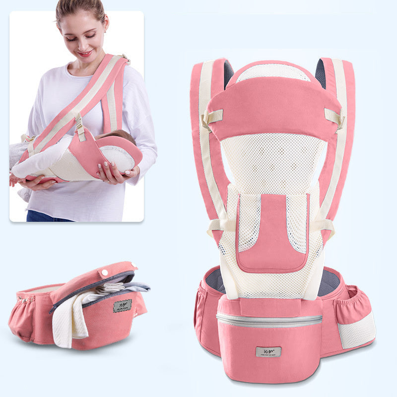 Ergonomic Baby Carrier Infant Baby Hipseat Carrier 3 In 1 Front Facing Ergonomic Kangaroo Baby Wrap Sling A&S Collection