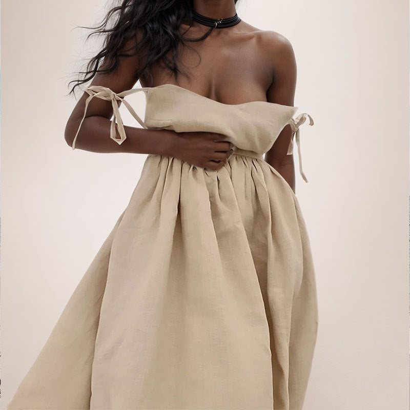 Backless High Waist Long Dress CJ