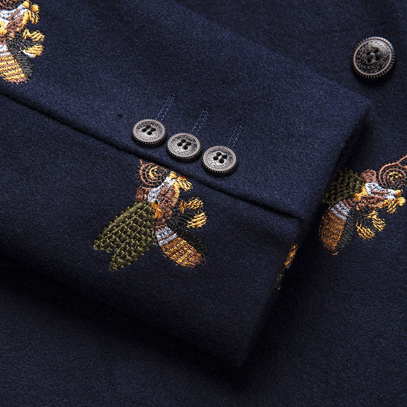 Bee embroidery Korean suit top A&S Collection
