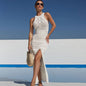 Stylish Hollow Sleeveless Overalls - Perfect for a Sexy Beach Look!" CJ