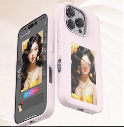 Luxury E-Ink Screen Phone Case: Personalized Design with Unlimited Screen Projection, Battery-Free Technology – New Designer Edition A&S Collection