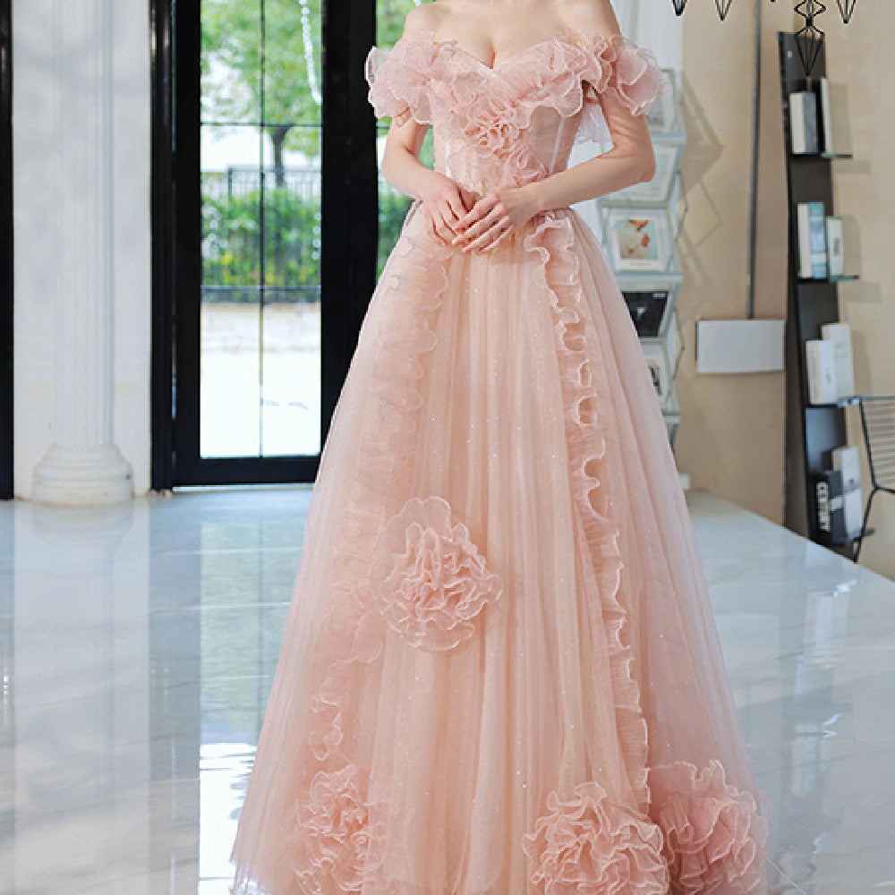Show Host Wedding Dress Evening Dress CJ