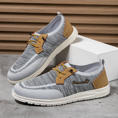Casual Slip-on Mesh Shoes Lightweight Breathable Loafers Men Walking Running Sports Shoes A&S Collection