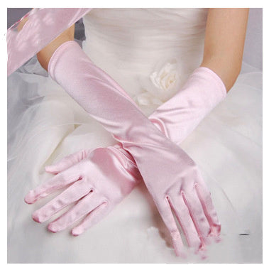 Wedding Dress Gloves Show Banquet CJ