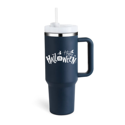 40 Oz Tumbler With Handle Straw Insulated, Stainless Steel Spill Proof Vacuum Coffee Cup Tumbler With Lid Tapered Mug Gifts For Valentine Lover Suitable For Car Gym Office Travel A&S Collection