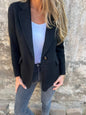 Ins Button Lapel Short Blazer Winter Fashion Commuter Jacket Outwear Women's Clothing A&S Collection