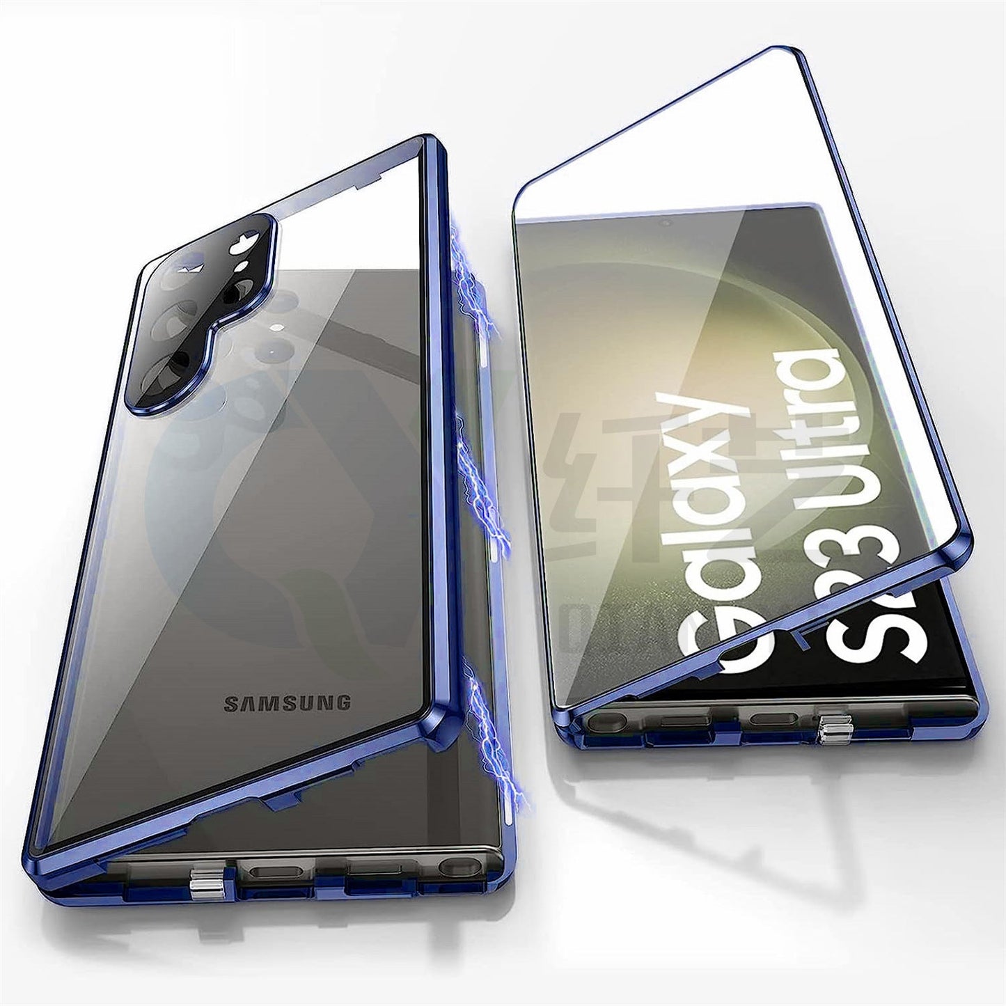 Applicable To S24Ultra Peep-proof Magnetic Mirror Universal Magnetic King Phone Case.