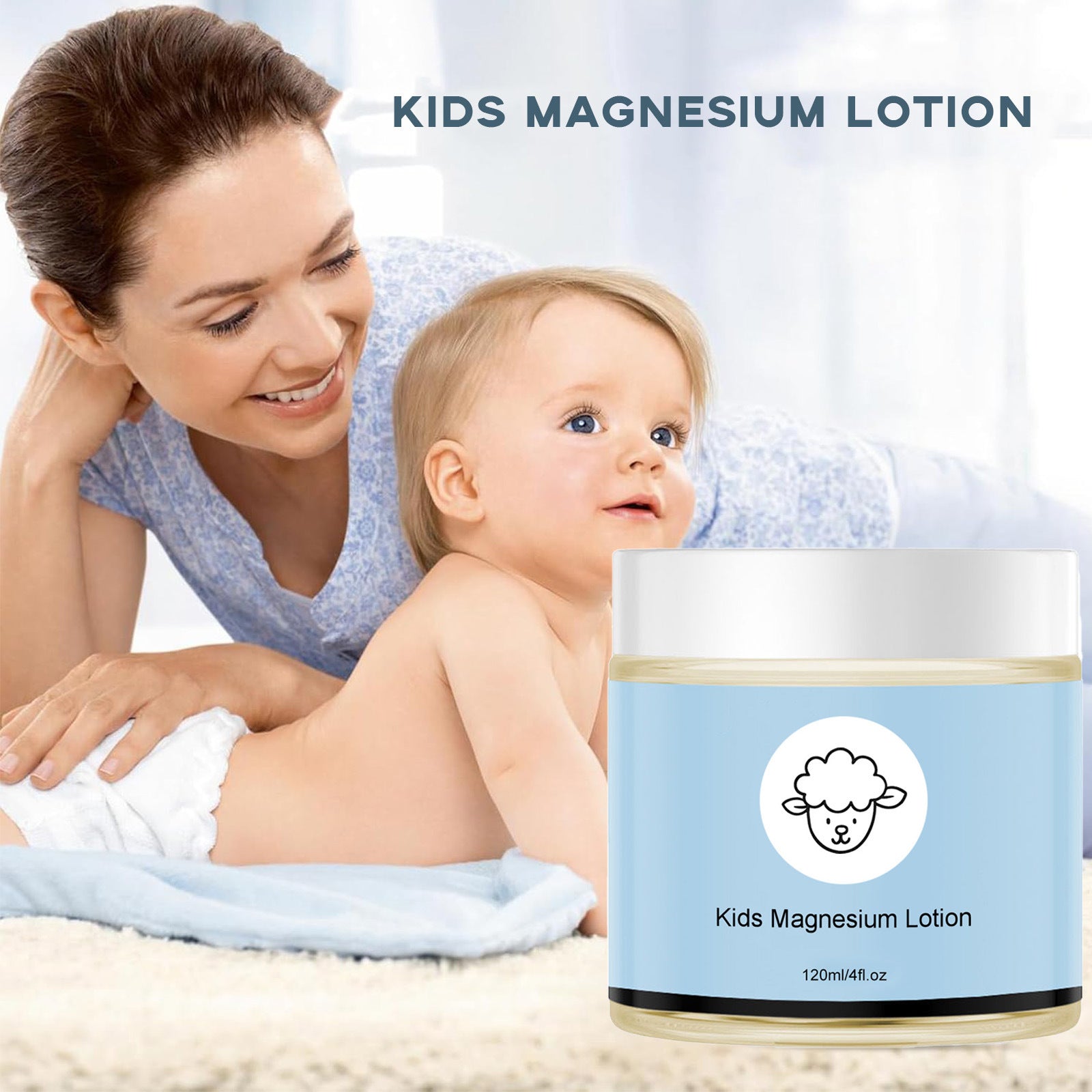 Children's Sheep Magnesium Cream Hydrating And Moisturizing A&S Collection