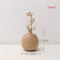 Japanese Style Groceries Solid Wood Dried Flowers And Flowerpot Wooden Craftwork Ins Vase A&S Collection