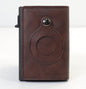 AirTag Wallet Anti Theft Bullet Card Bag Multi-functional Rfid Card Holder Men's Leather Slim Wallets For Airtag Air Tag A&S Collection